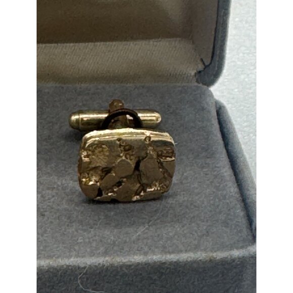 Vintage New Old Stock Giovanni Gold Tone Men Cuff Links Jewelry - Picture 3 of 4